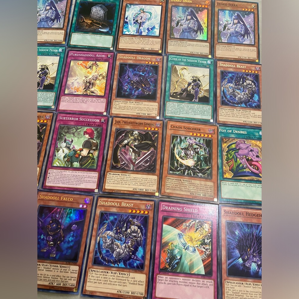 Yugioh shaddoll deck with extra deck